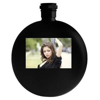 Sarah Hyland Round Flask