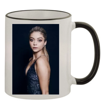 Sarah Hyland 11oz Colored Rim & Handle Mug