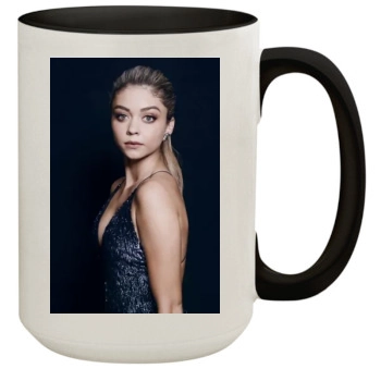 Sarah Hyland 15oz Colored Inner & Handle Mug