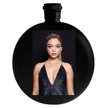 Sarah Hyland Round Flask