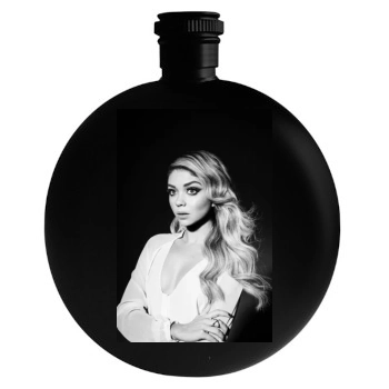 Sarah Hyland Round Flask