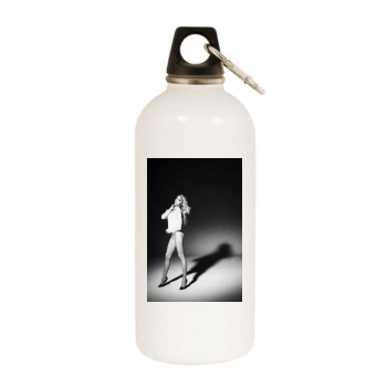 Sarah Hyland White Water Bottle With Carabiner