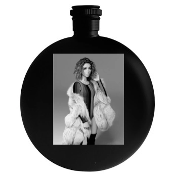 Sarah Hyland Round Flask