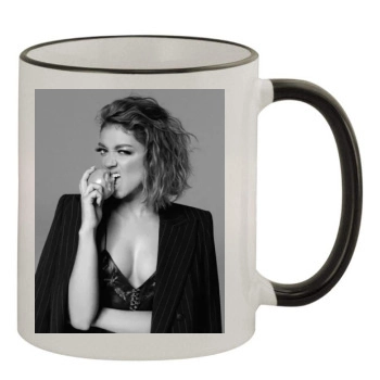 Sarah Hyland 11oz Colored Rim & Handle Mug