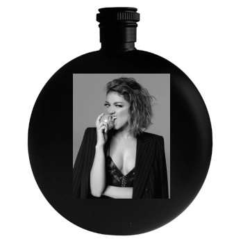 Sarah Hyland Round Flask