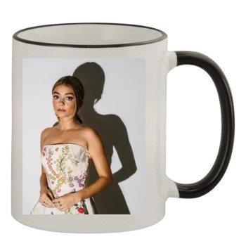 Sarah Hyland 11oz Colored Rim & Handle Mug