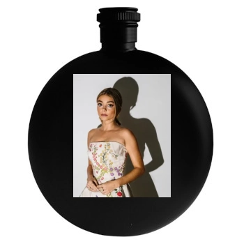 Sarah Hyland Round Flask