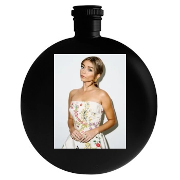 Sarah Hyland Round Flask