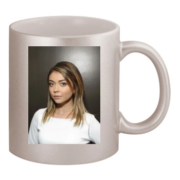 Sarah Hyland 11oz Metallic Silver Mug