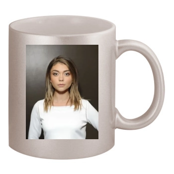 Sarah Hyland 11oz Metallic Silver Mug