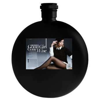 Sarah Hyland Round Flask