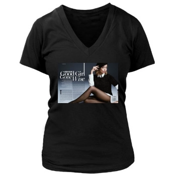 Sarah Hyland Women's Deep V-Neck TShirt