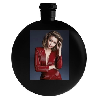 Sarah Hyland Round Flask