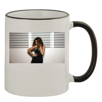 Sarah Hyland 11oz Colored Rim & Handle Mug