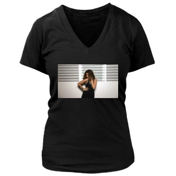 Sarah Hyland Women's Deep V-Neck TShirt