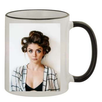 Sarah Hyland 11oz Colored Rim & Handle Mug