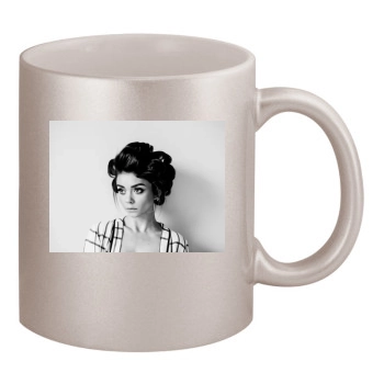 Sarah Hyland 11oz Metallic Silver Mug