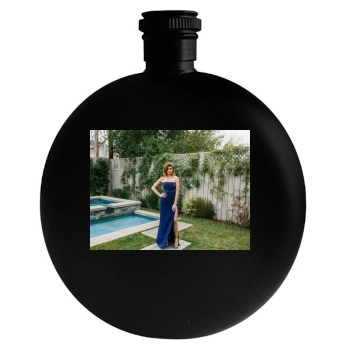 Sarah Hyland Round Flask