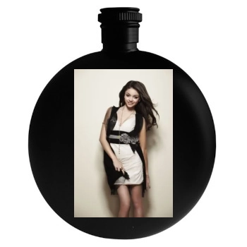 Sarah Hyland Round Flask