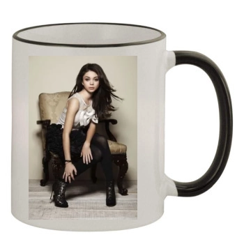 Sarah Hyland 11oz Colored Rim & Handle Mug