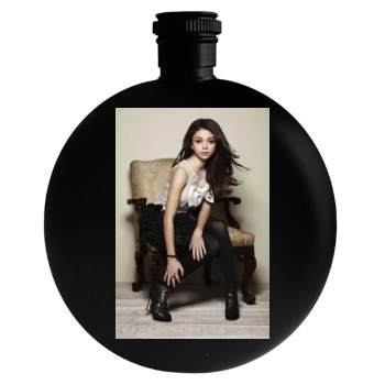 Sarah Hyland Round Flask