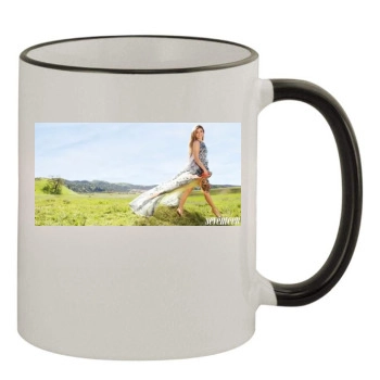 Sarah Hyland 11oz Colored Rim & Handle Mug