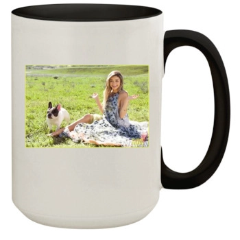 Sarah Hyland 15oz Colored Inner & Handle Mug