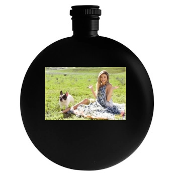 Sarah Hyland Round Flask