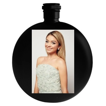 Sarah Hyland Round Flask