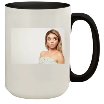 Sarah Hyland 15oz Colored Inner & Handle Mug