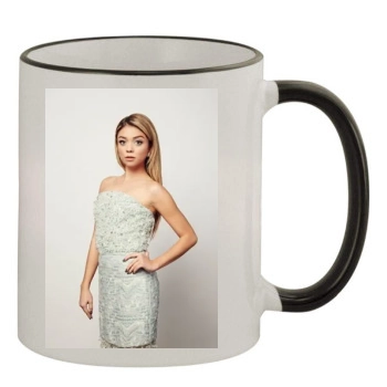 Sarah Hyland 11oz Colored Rim & Handle Mug