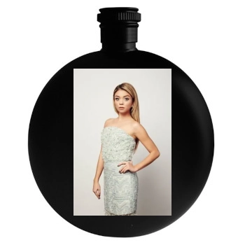 Sarah Hyland Round Flask