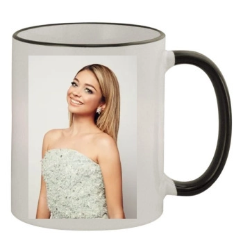 Sarah Hyland 11oz Colored Rim & Handle Mug