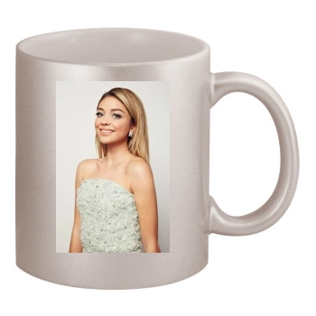 Sarah Hyland 11oz Metallic Silver Mug