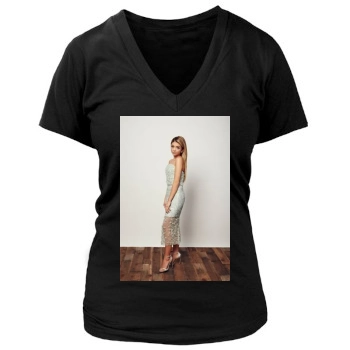 Sarah Hyland Women's Deep V-Neck TShirt