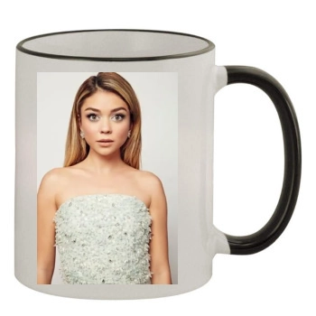 Sarah Hyland 11oz Colored Rim & Handle Mug