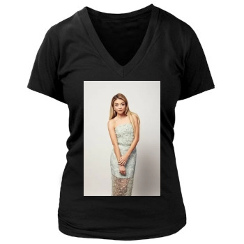 Sarah Hyland Women's Deep V-Neck TShirt