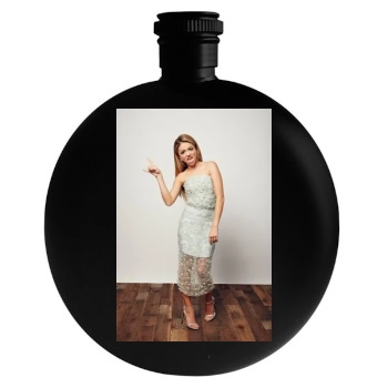 Sarah Hyland Round Flask