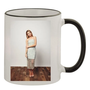 Sarah Hyland 11oz Colored Rim & Handle Mug