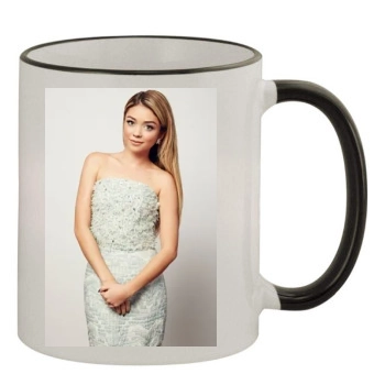 Sarah Hyland 11oz Colored Rim & Handle Mug