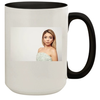 Sarah Hyland 15oz Colored Inner & Handle Mug