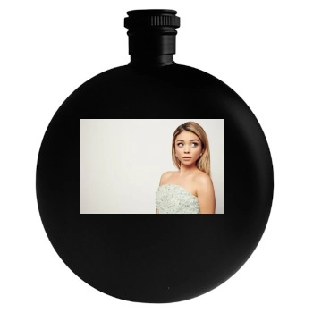 Sarah Hyland Round Flask