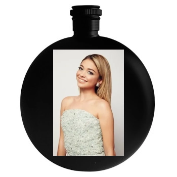 Sarah Hyland Round Flask