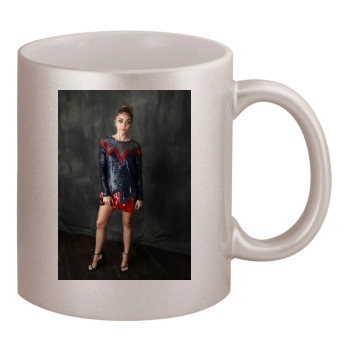 Sarah Hyland 11oz Metallic Silver Mug