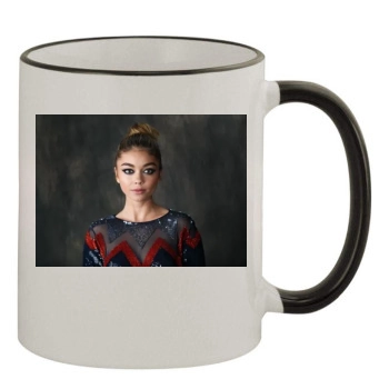 Sarah Hyland 11oz Colored Rim & Handle Mug