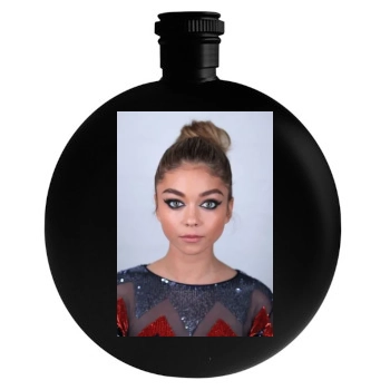 Sarah Hyland Round Flask