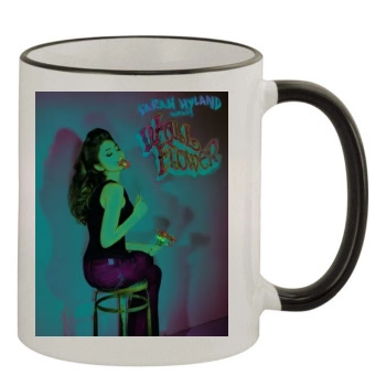 Sarah Hyland 11oz Colored Rim & Handle Mug