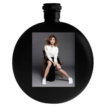 Sarah Hyland Round Flask