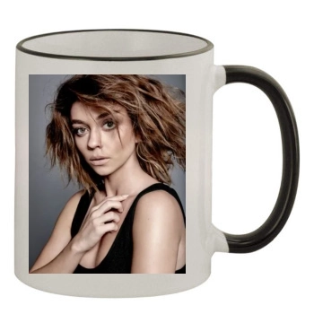 Sarah Hyland 11oz Colored Rim & Handle Mug