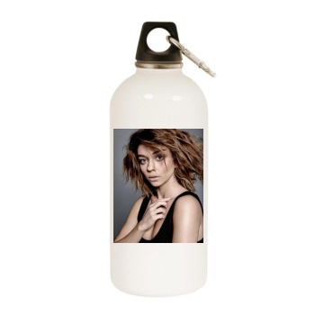 Sarah Hyland White Water Bottle With Carabiner